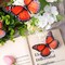24PCS Monarch Butterfly Garden Decorations, 3D Artificial Butterflies Ornaments Indoor Outdoor Decor for Patio Plant Flower Bouquet Wall